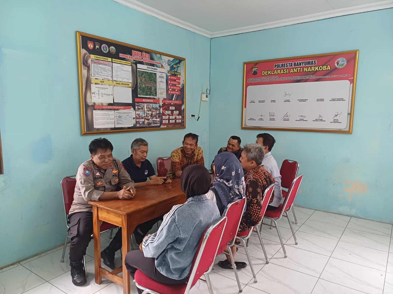 Posko KBDN Polresta Banyumas di Sokaraja Tengah Bukan Formalitas, Kasus Narkoba Turun Drastis