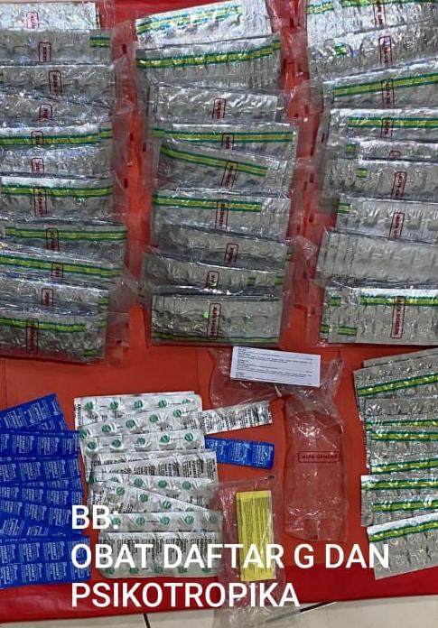 Satresnarkoba Polresta Banyumas Gagalkan Peredaran 3.206 Butir Obat Berbahaya