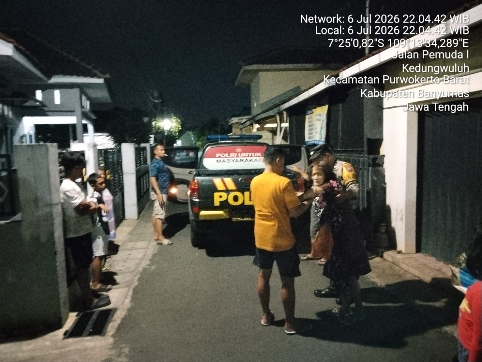 Respon Cepat Polisi Banyumas, Lansia Terlantar Berhasil Dipertemukan dengan Keluarganya