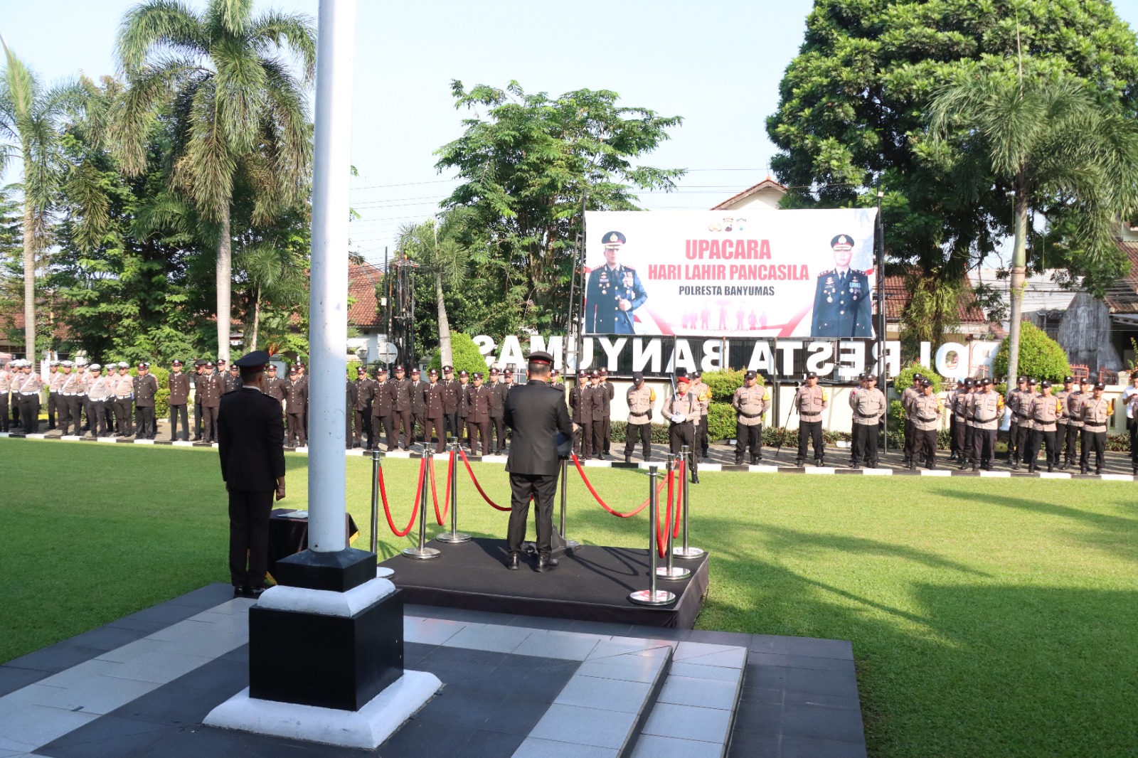 Upacara Hari Lahir Pancasila, Kapolresta Banyumas Tekankan Nilai Persatuan dan Keadilan