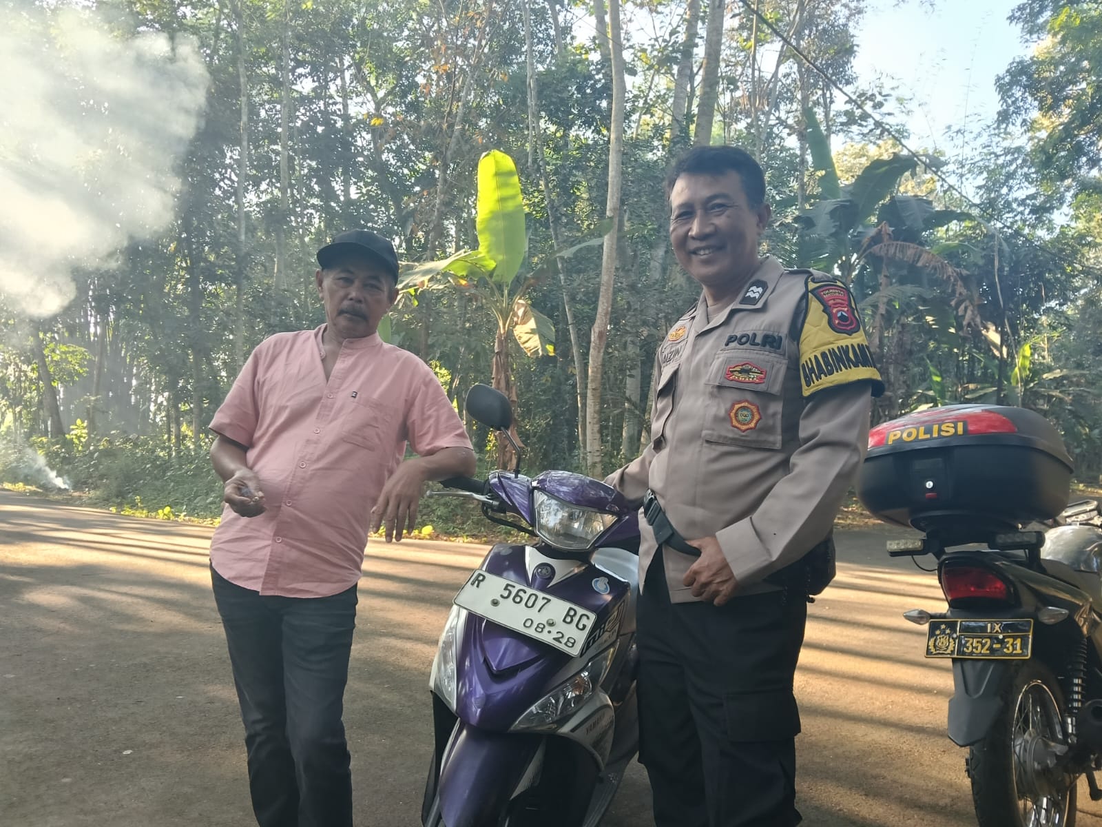 Patroli Dialogis Bhabinkamtibmas Patikraja Banyumas, Jaga Kondusifitas Desa