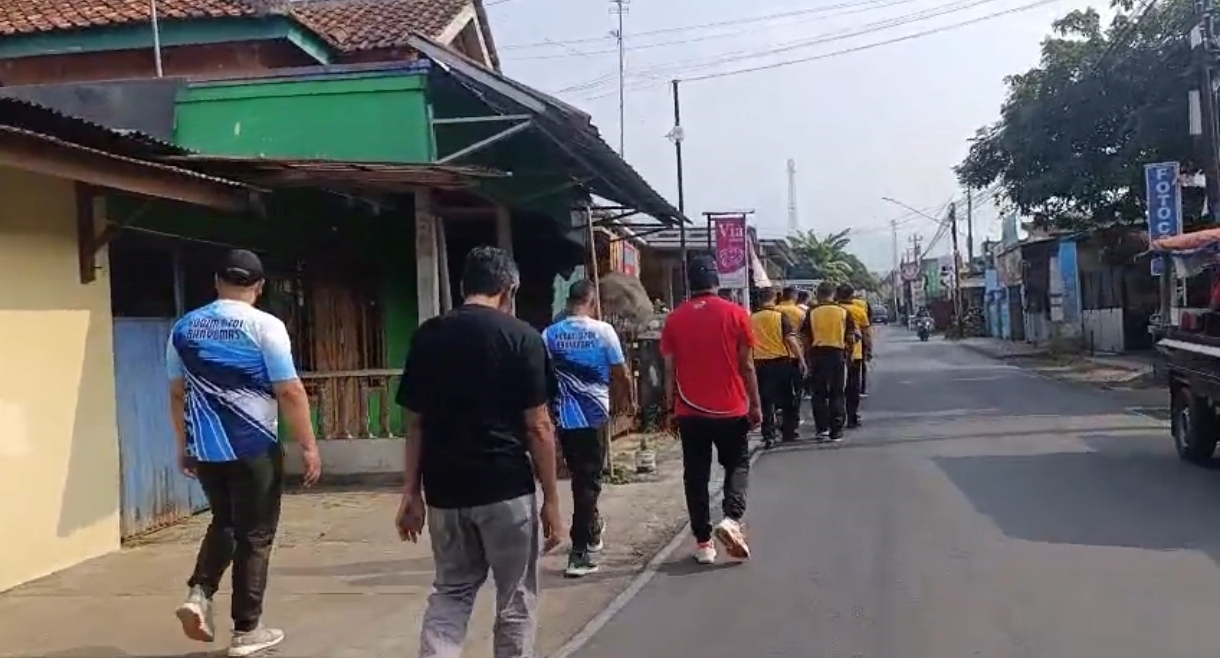 Tiga Pilar Kedungbanteng Banyumas Kompak, Sinergitas Diperkuat Lewat Olahraga Bersama