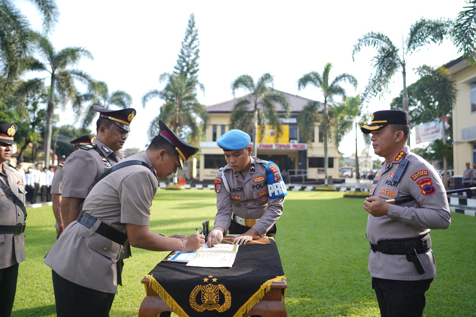 Kapolresta Banyumas Pimpin Sertijab, Tekankan Pelayanan Humanis dan Profesional