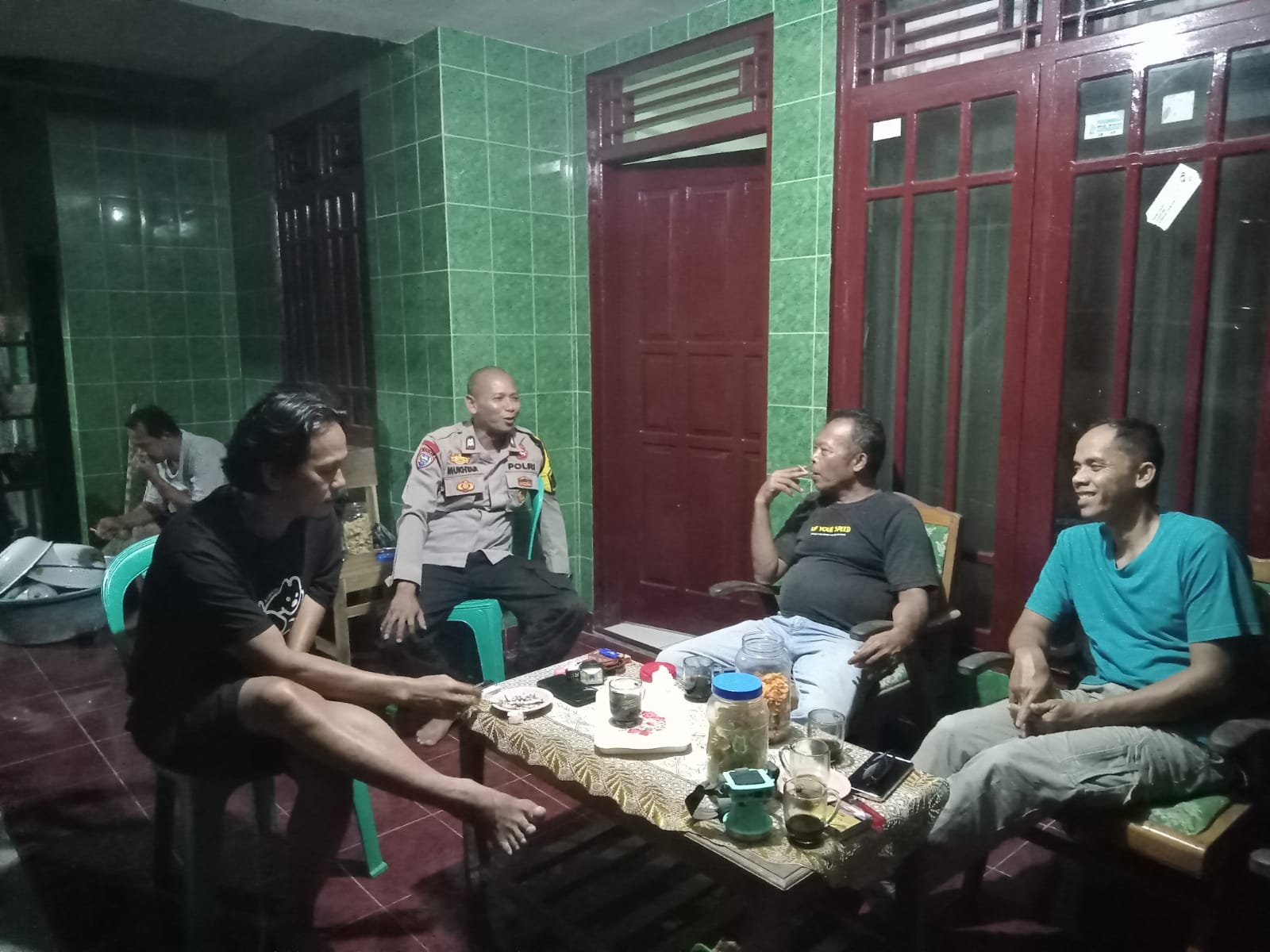 Polisi Banyumas Sambangi Tokoh Masyarakat, Ajak Jaga Kondusivitas Malam Idul Adha