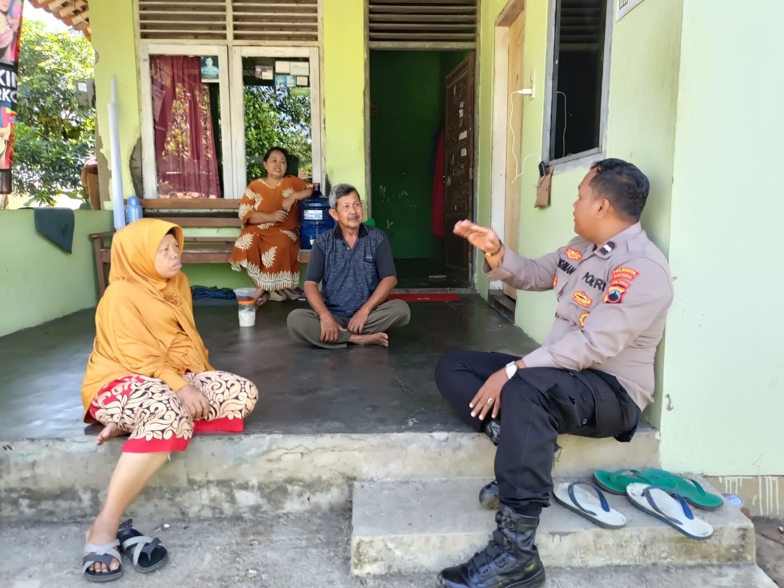 DDS Di Kelurahan Teluk, Polisi Banyumas Gandeng Tokoh Masyarakat Perkuat Cooling System Kamtibmas