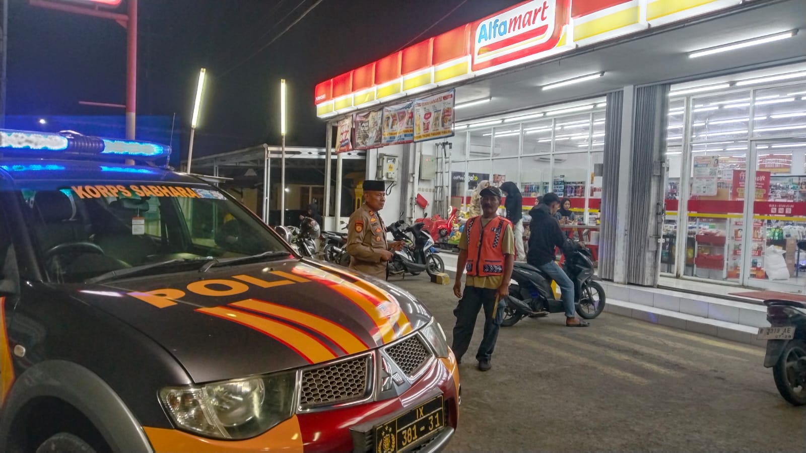 Patroli Malam Takbiran Ditingkatkan, Polsek Purwojati Banyumas Pastikan Perayaan Aman dan Khusyuk