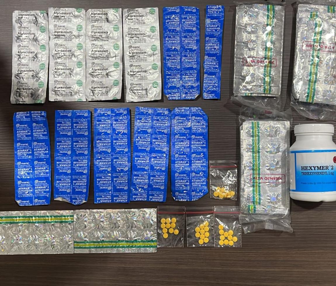 Seorang Pengedar Diciduk, Satresnarkoba Polresta Banyumas Sita 1.415 Butir Obat Terlarang