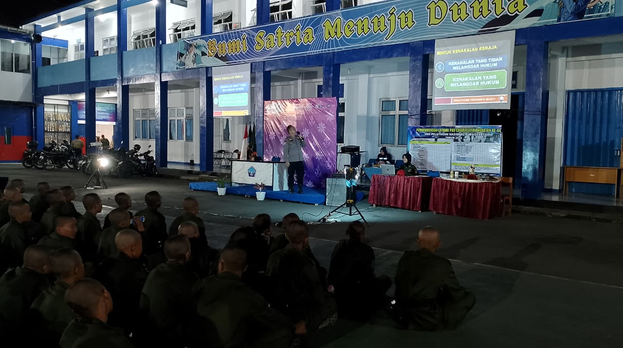 253 Siswa SMK Pelayaran Nasional Ikuti Sosialisasi Anti Bullying dari Polsek Purwokerto Selatan