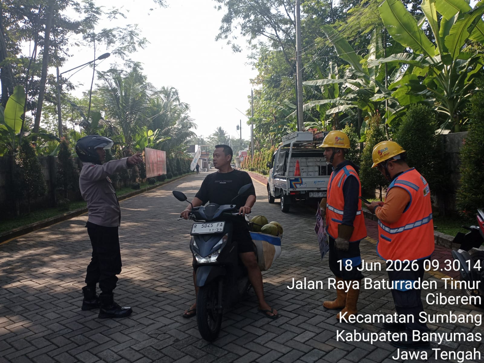 Perketat Keamanan, Polsek Sumbang Banyumas Ingatkan Satpam Soal Orang Tak Dikenal