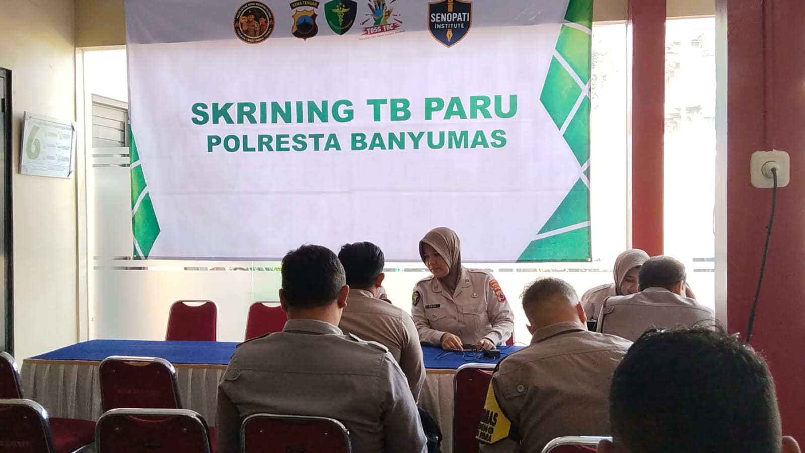HUT Bhayangkara ke-80, Sidokkes Polresta Banyumas Lakukan Deteksi Dini TB Paru