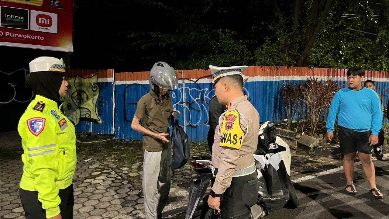 Satlantas Polresta Banyumas Tindak 26 Pelanggaran Knalpot Brong, Balap Liar Ditekan