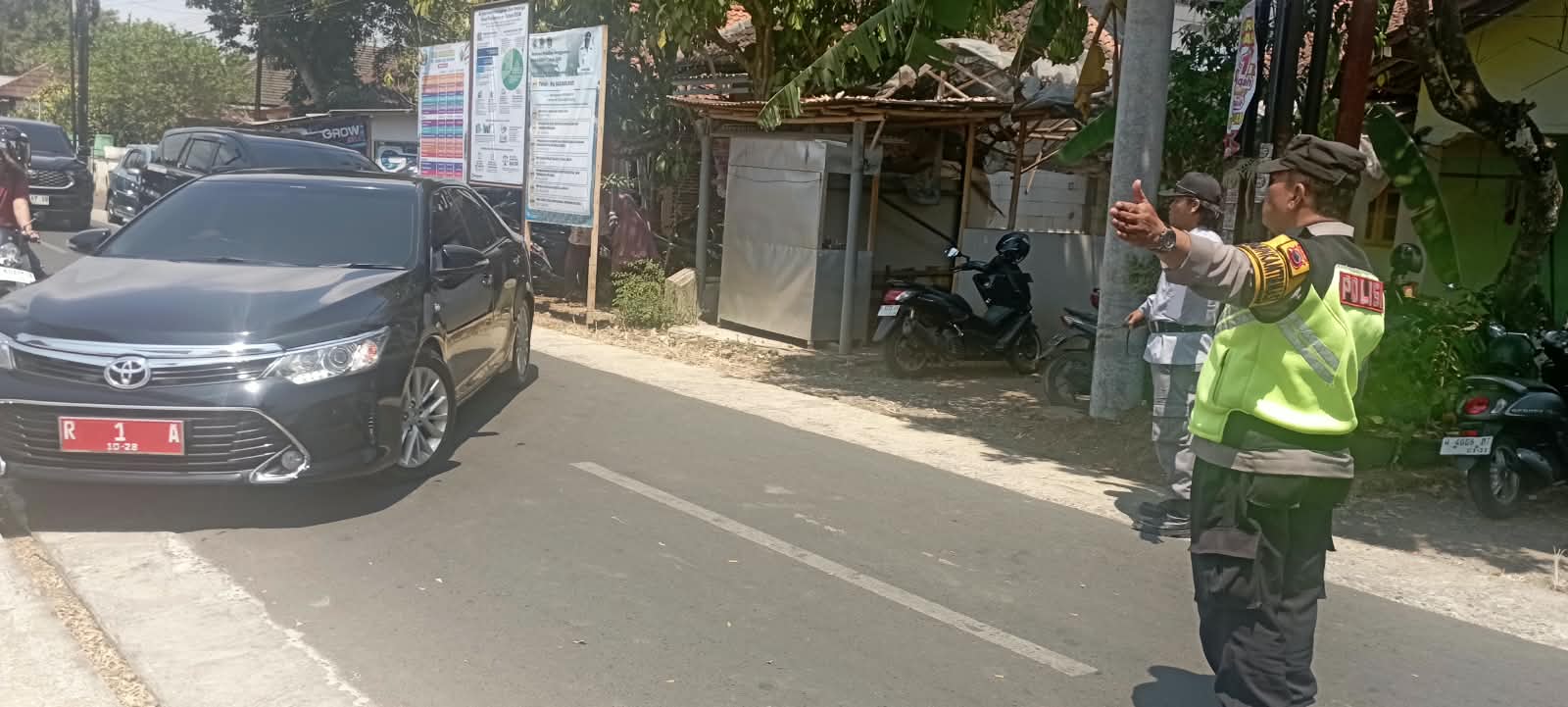 Kunjungan Menko Pangan Di UMP Berlangsung Aman, Polsek Kembaran Lakukan Pengamanan