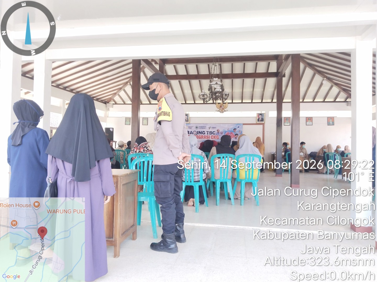 Bhabinkamtibmas Polsek Cilongok Pantau Tracing TBC, Upaya Putus Rantai Penularan di Masyarakat