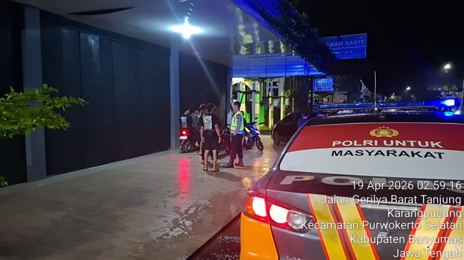 Patroli Dini Hari, Polisi Banyumas Antisipasi Balap Liar di Purwokerto Selatan, Warga Merasa Lebih Aman