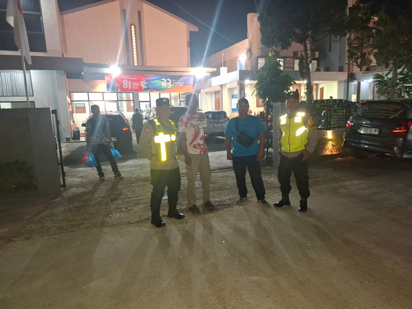 Anniversary GBI Sokid Berlangsung Kondusif, Polsek Sokaraja Aktif Amankan Kegiatan