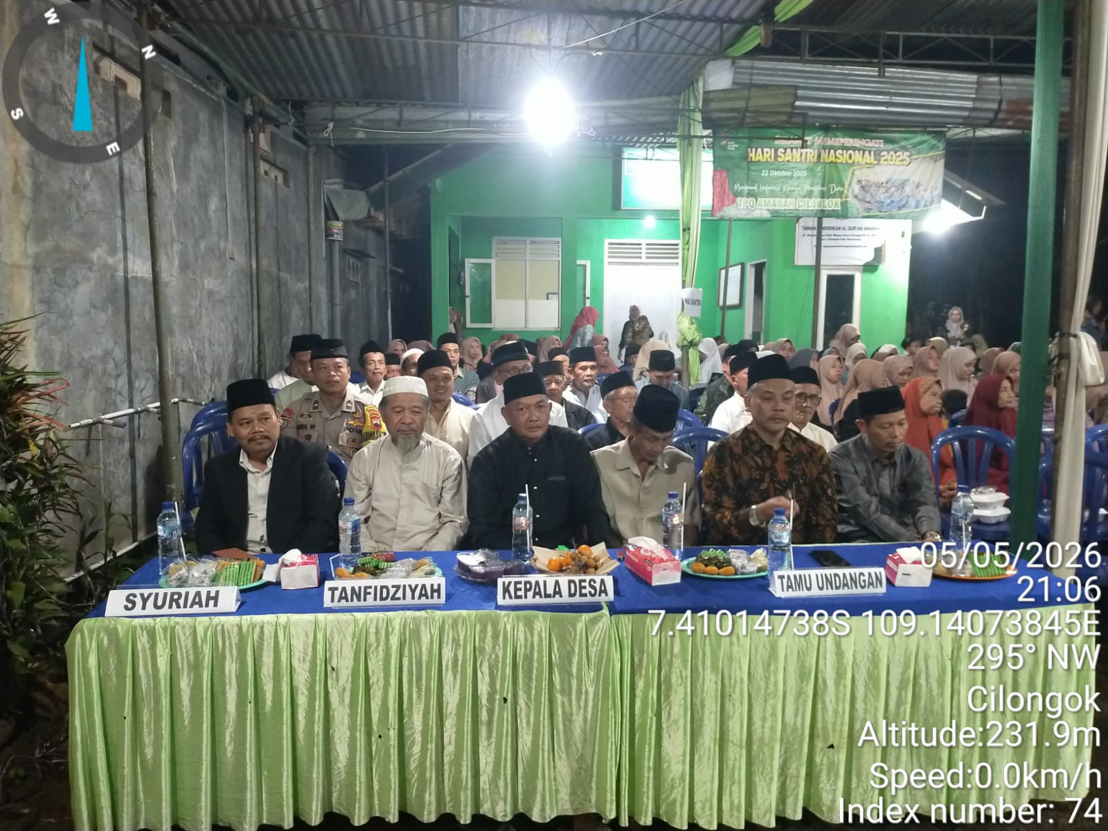 Haflah Akhirussanah TPQ Amanah, Bhabinkamtibmas Banyumas Hadir Pererat Silaturahmi Warga Cilongok