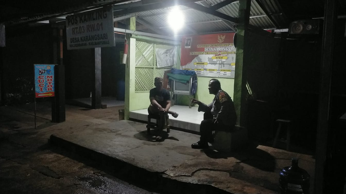 Polisi Sokaraja Banyumas Intensifkan Sambang Satkamling, Warga Diminta Patroli Saat Jam Rawan