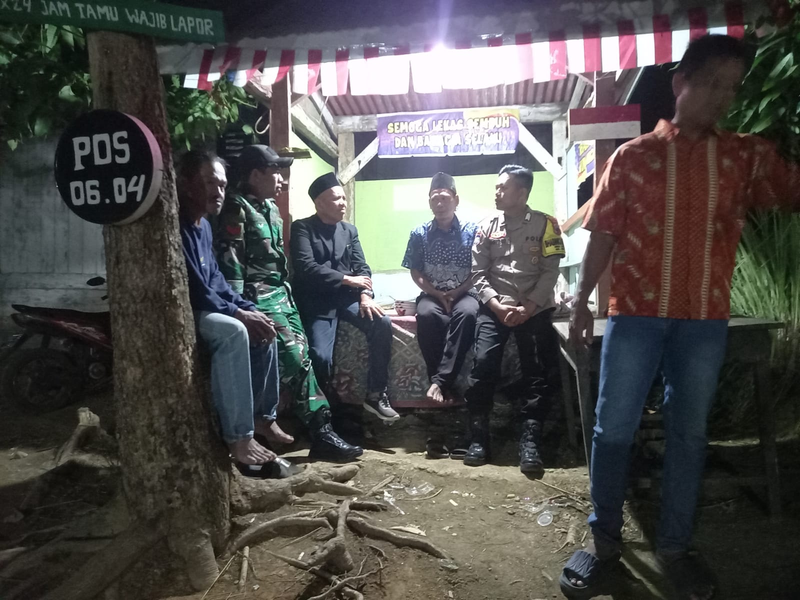 Ronda Malam Jadi Benteng Keamanan Lingkungan, Polsek Rawalo Banyumas Apresiasi Warga Losari