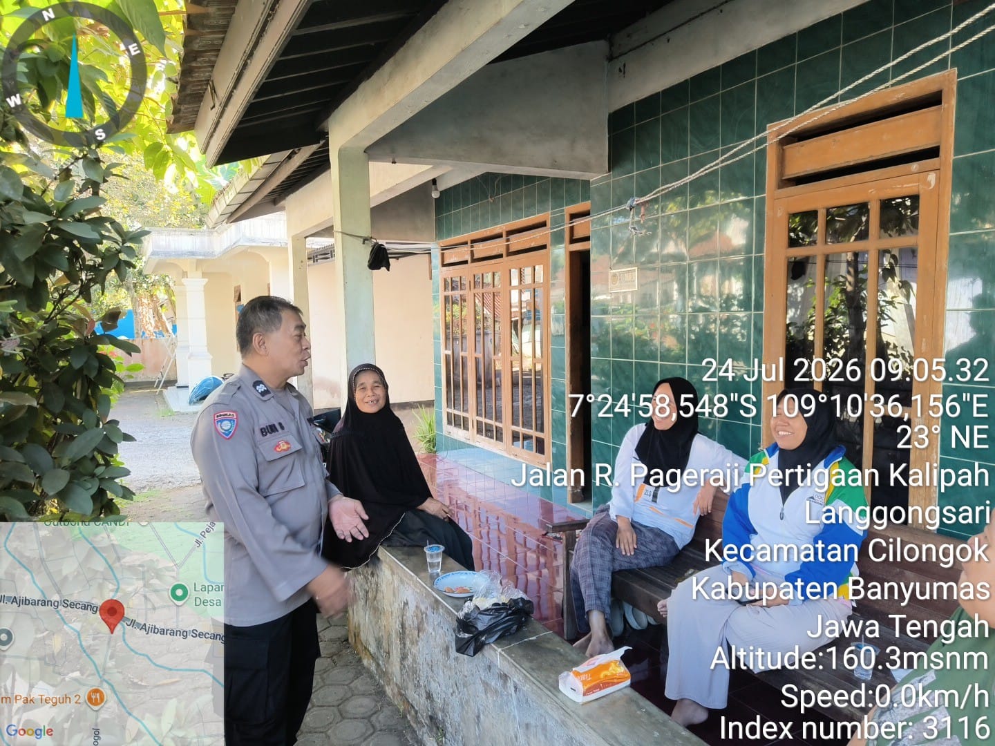 Gandeng Kader Kesehatan, Polsek Cilongok Banyumas Tingkatkan Kesadaran Warga tentang Kamtibmas dan TB