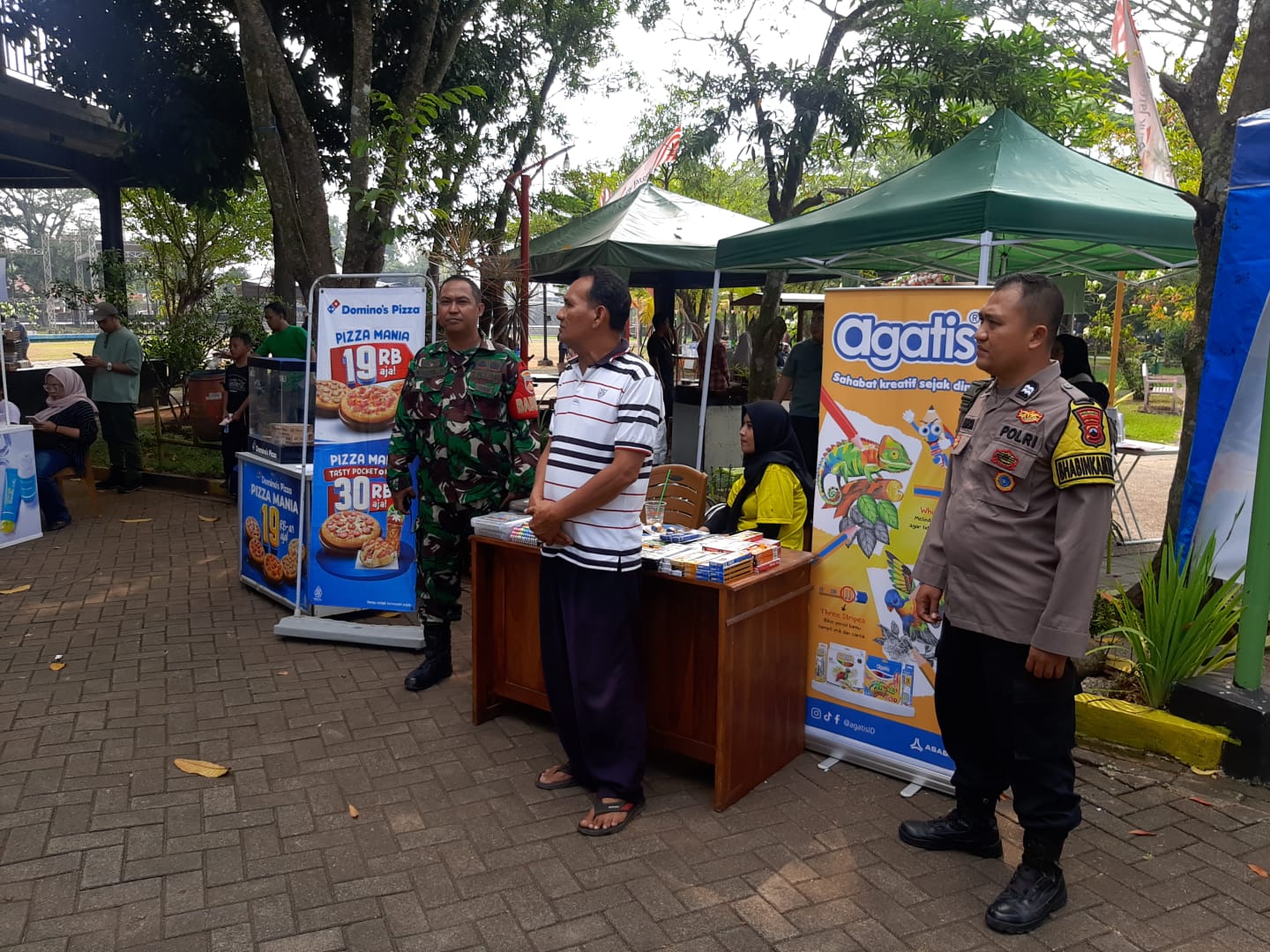 Cegah Gangguan Kamtibmas, Bhabinkamtibmas Purwokerto Selatan Sambangi Taman Rekreasi Andhang Pangrenan