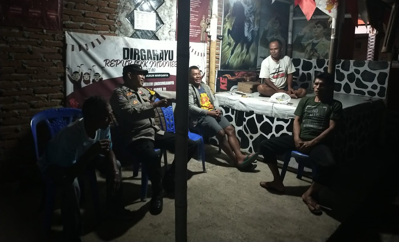 Kontrol Satkamling, Polisi Banyumas Ajak Warga Aktif Cegah Gangguan Kamtibmas