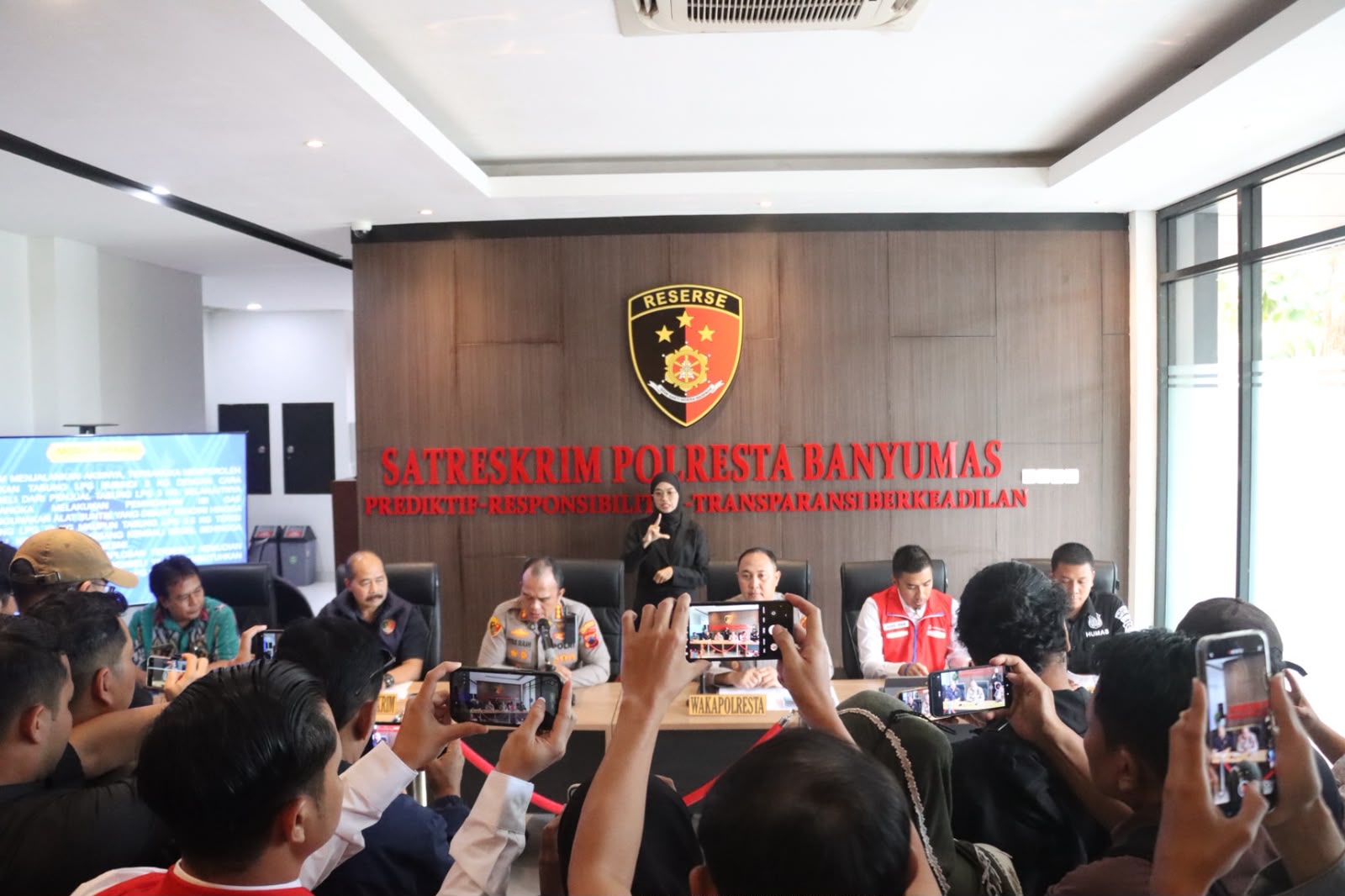 Polresta Banyumas Rilis Kasus Praktik Pengoplosan LPG Bersubsidi, 215 Tabung Gas Disita