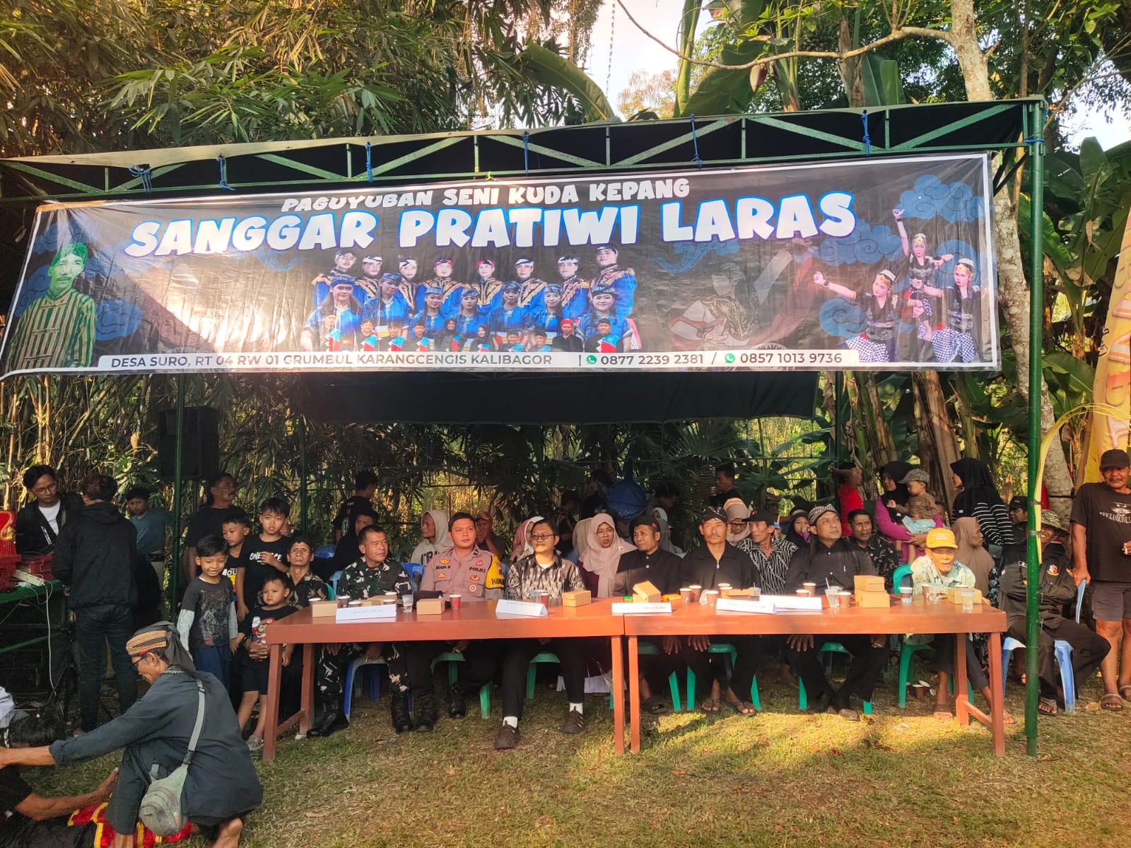 Polrest Banyumas Hadir di Tengah Masyarakat,  Pentas Kuda Kepang Grebeg Suro Berjalan Lancar
