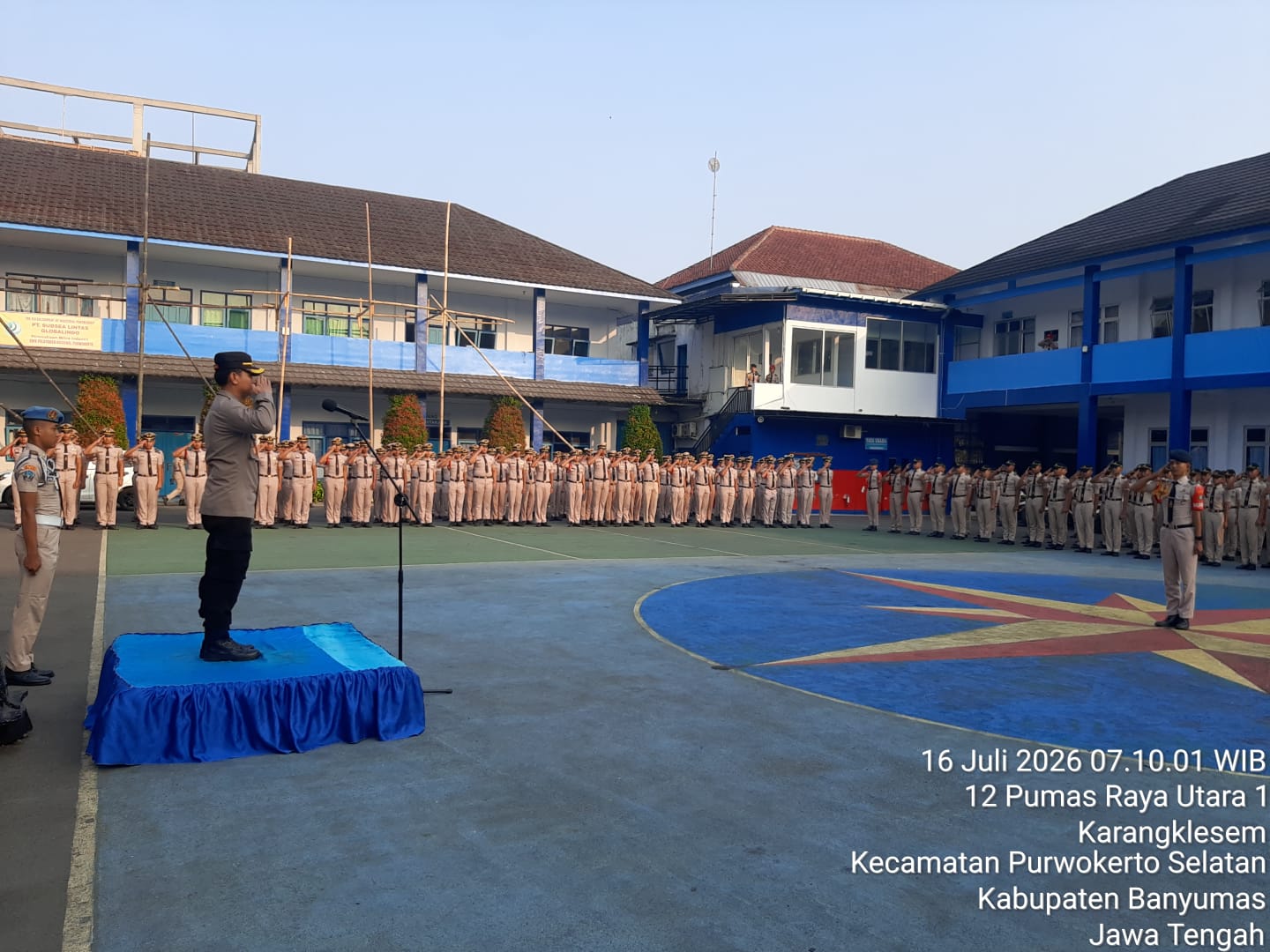 MPLS 2026, Polsek Purwokerto Selatan Banyumas Tanamkan Disiplin dan Kesadaran Hukum kepada Pelajar