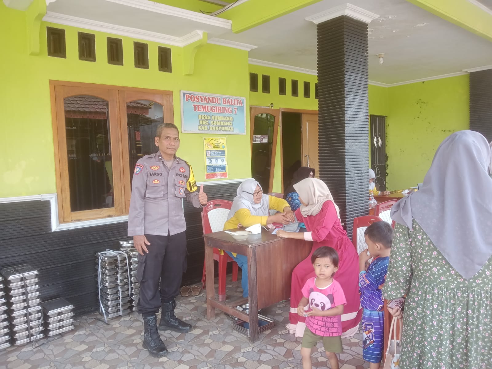 Bhabinkamtibmas Patikraja Polresta Banyumas Sambangi Warga, Perkuat Sinergi Jaga Kamtibmas