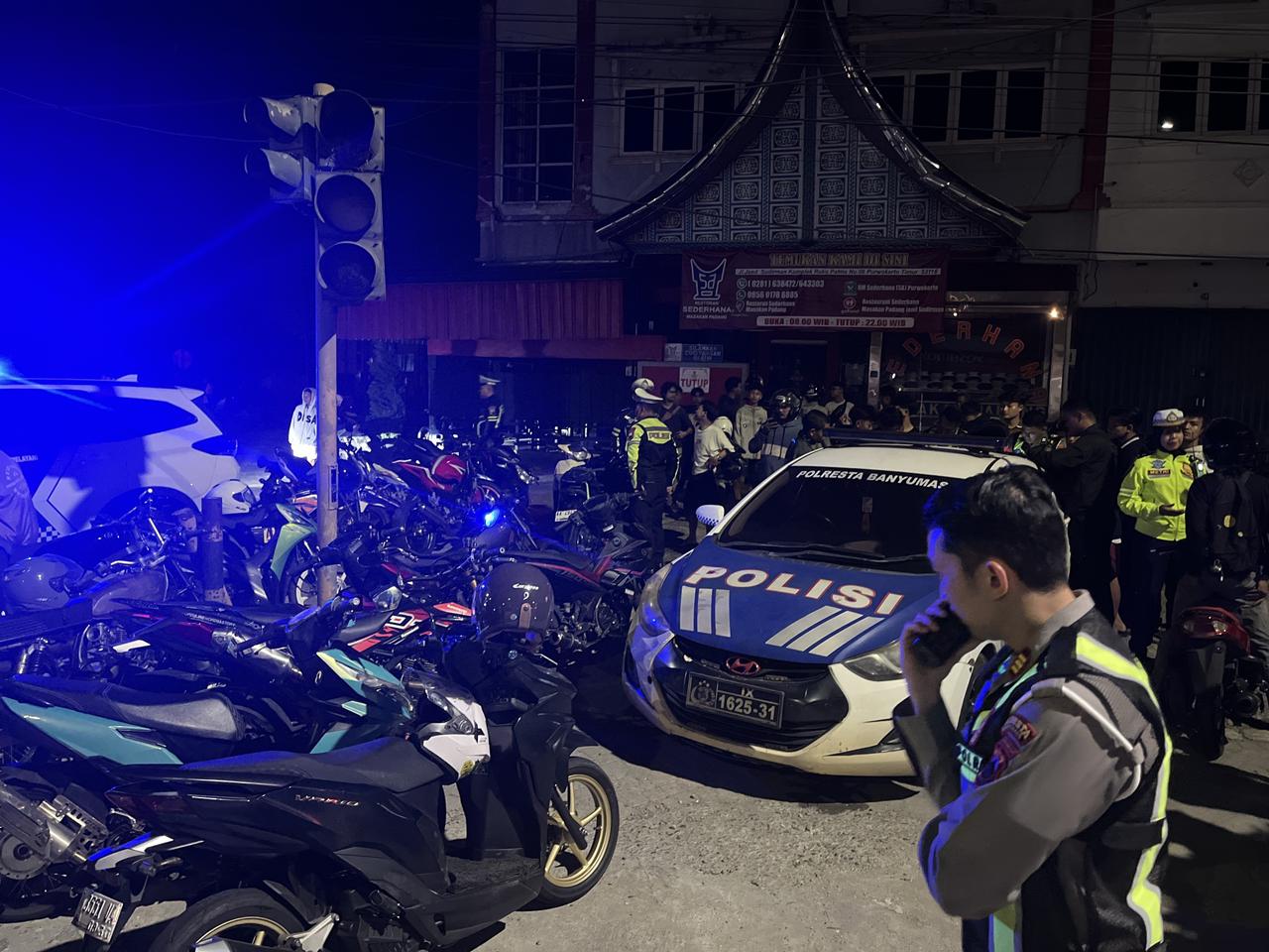 Satlantas Polresta Banyumas Tindak 64 Pelanggaran, Balap Liar di Purwokerto Berhasil Ditekan