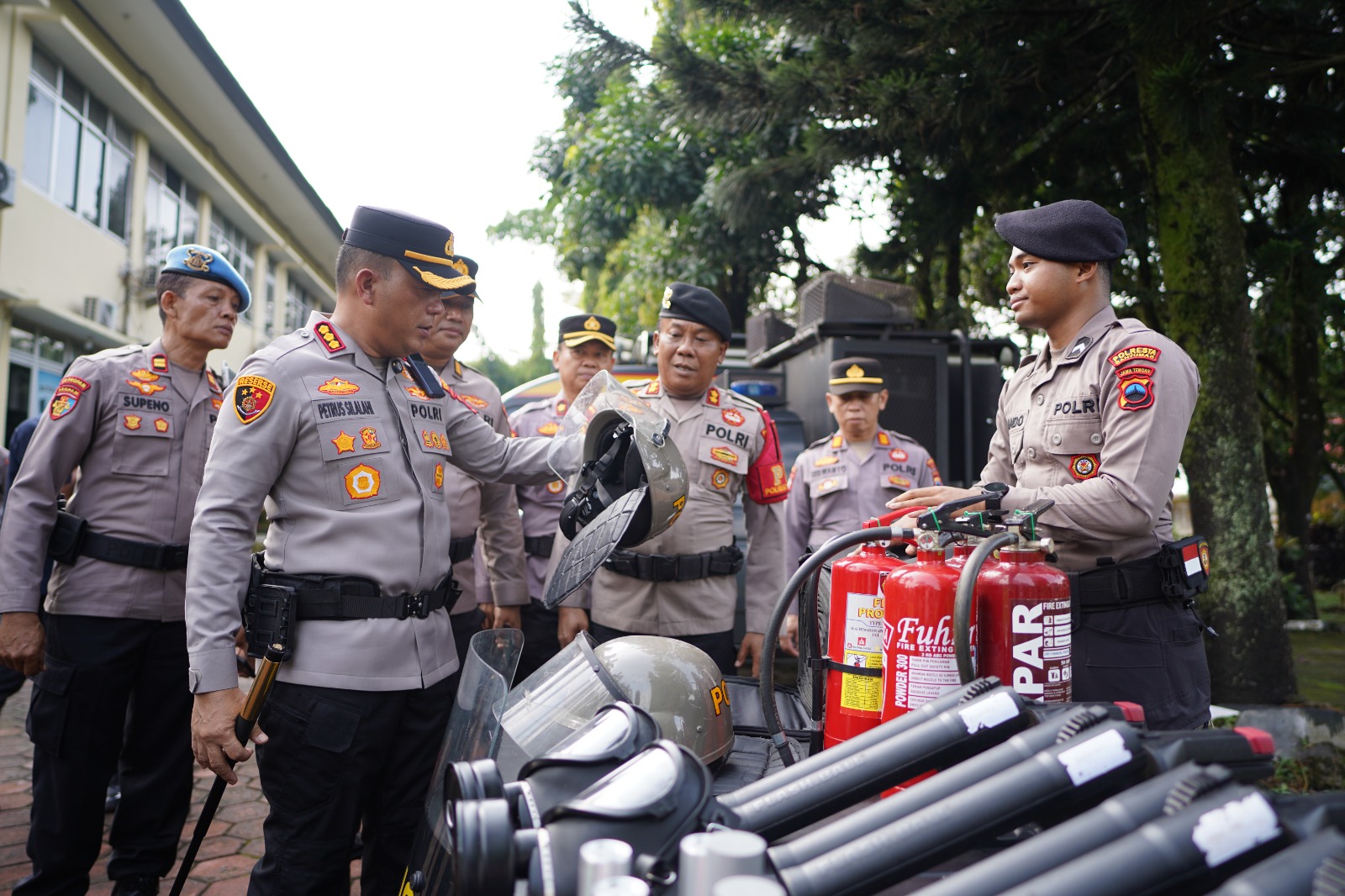 Kapolresta Banyumas Pimpin Apel Kesiapan Kontingensi, Pastikan Personel dan Peralatan Siap Digerakkan