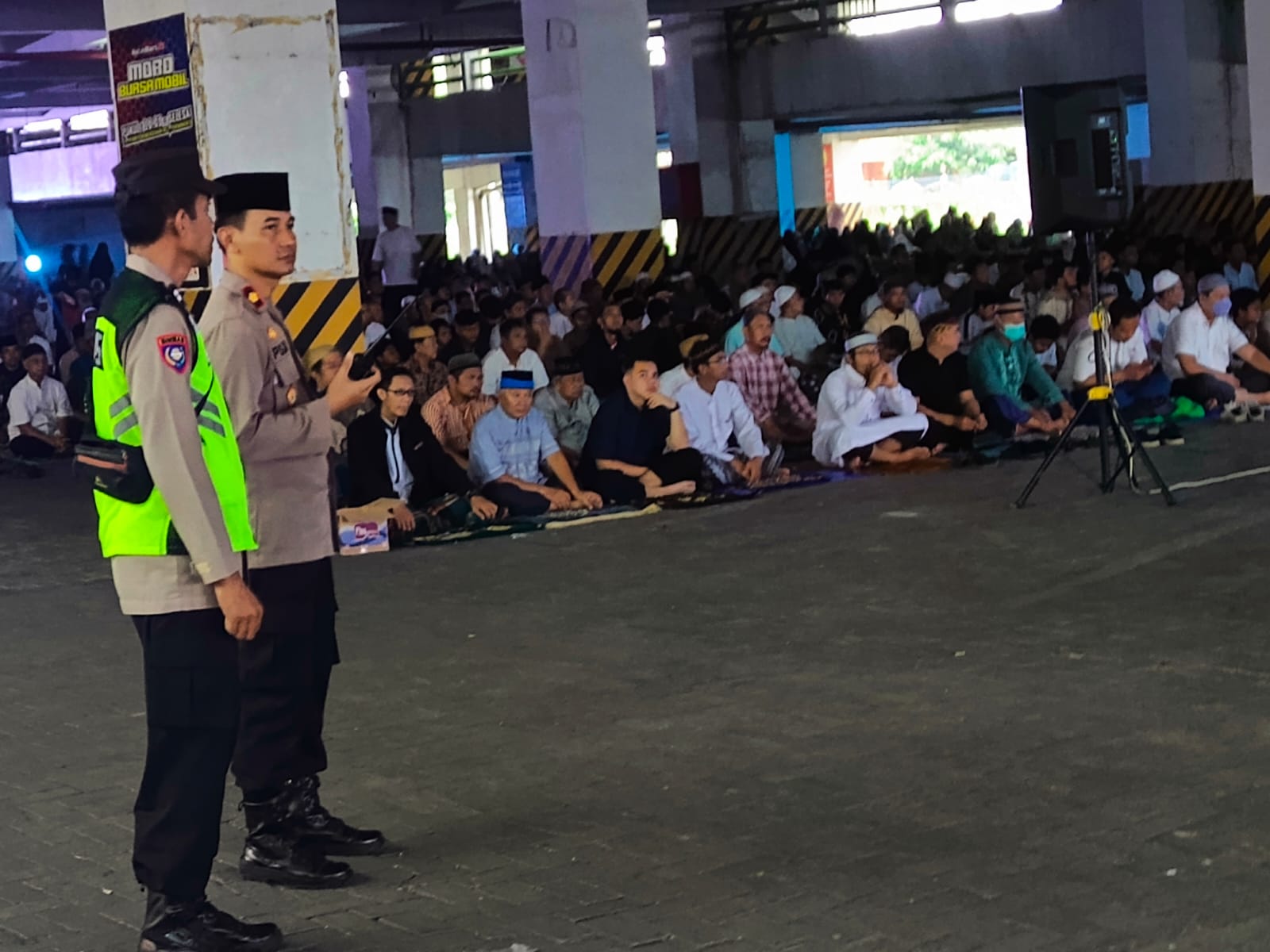 Polsek Purwokerto Selatan Banyumas Amankan Sholat Idul Adha, 750 Jamaah Beribadah Khusyuk