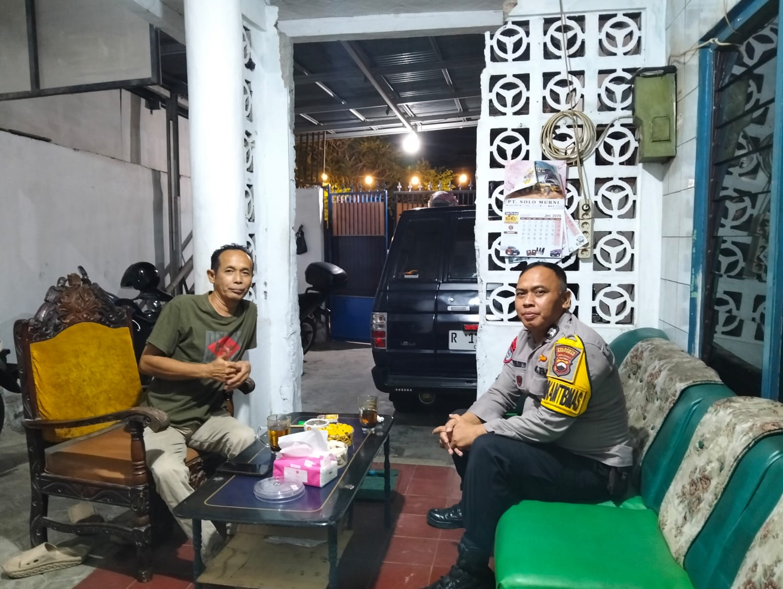 Lewat DDS, Bhabinkamtibmas Banyumas Ajak Warga Aktif Jaga Keamanan Lingkungan