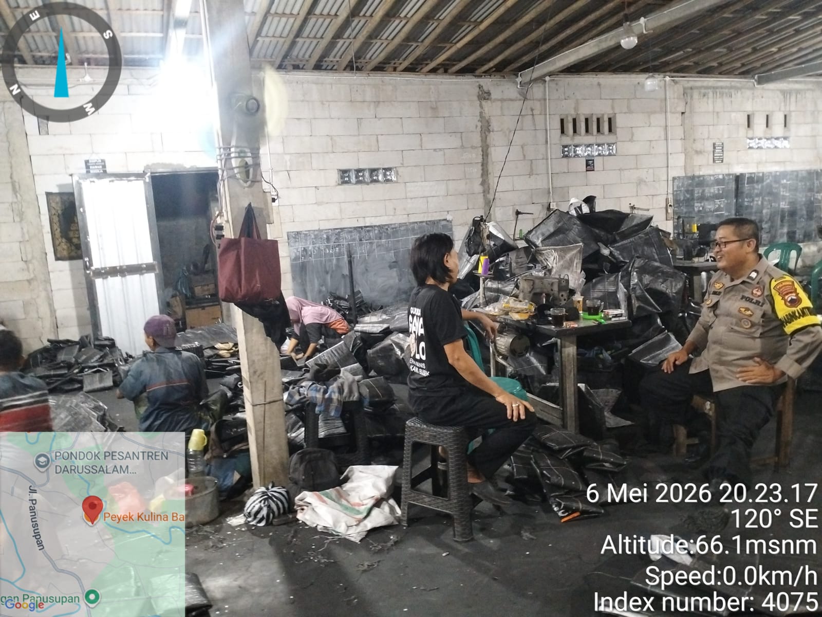 DDS ke Tokoh Masyarakat, Bhabinkamtibmas Cilongok Polresta Banyumas Sampaikan Pesan Kamtibmas