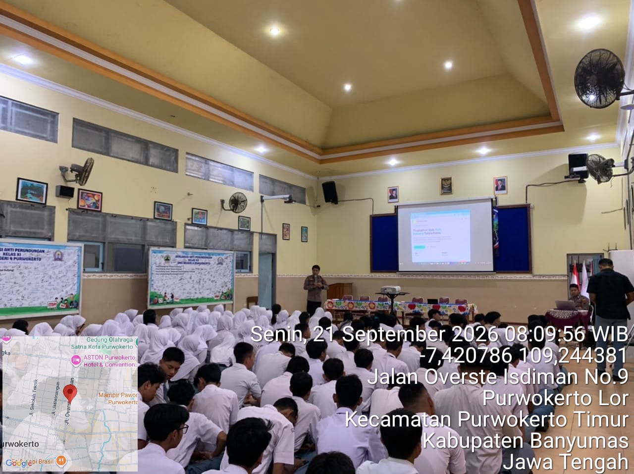 Polresta Banyumas Masuk SMAN 4 Purwokerto, Kenalkan AI kepada Generasi Muda