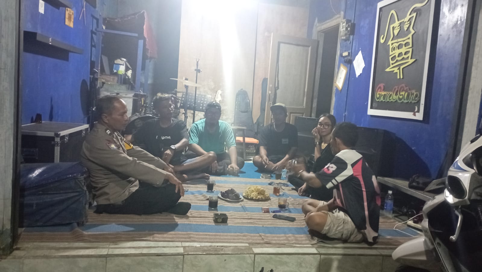 Cegah Curanmor dan Kriminalitas Lainnya, Bhabinkamtibmas Purwokerto Selatan Polresta Banyumas Aktif Kontrol Satkamling