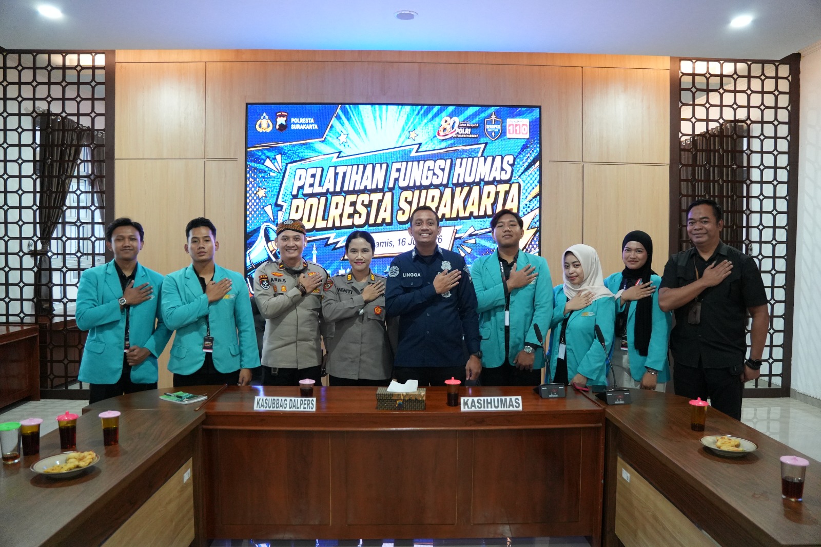 Polresta Surakarta Tingkatkan Kompetensi Personel Humas Melalui Pelatihan Public Speaking, Pembuatan Konten dan Editing Video